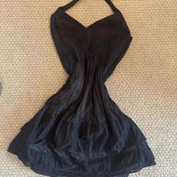 Cynthia Steffe Black Halter Dress Size 6 - Picture 1 of 4